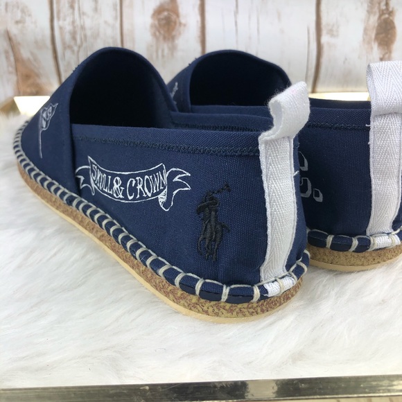 NEW Polo Ralph Lauren Barron Yale Espadrille - Picture 8 of 11